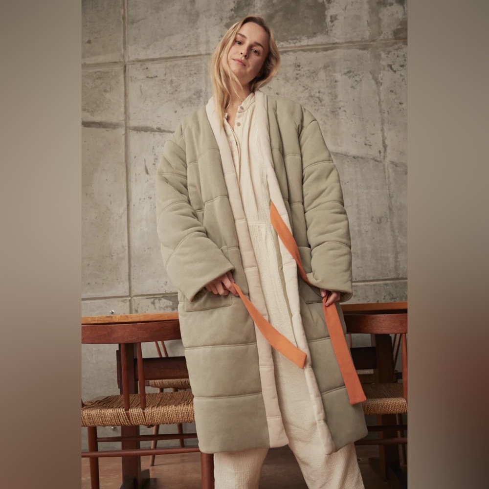 Women's Olive Puffer Coat